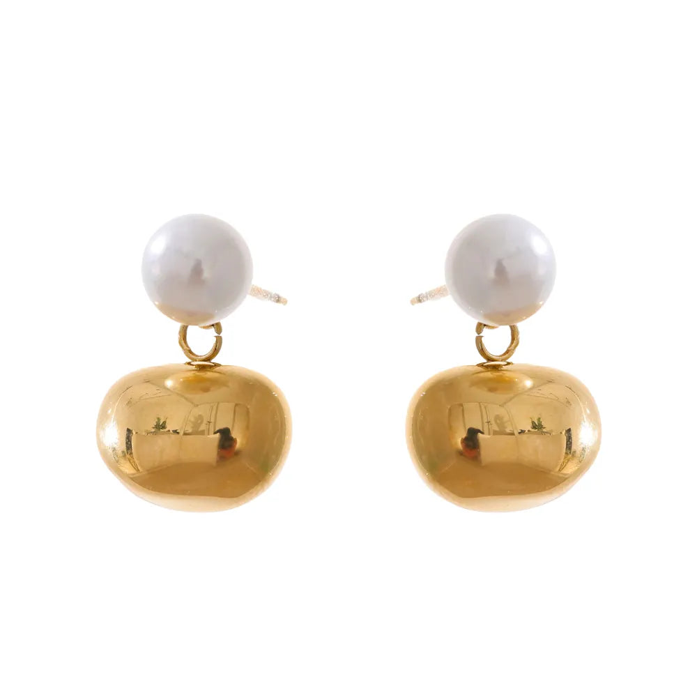 Puffy Pearl Studs