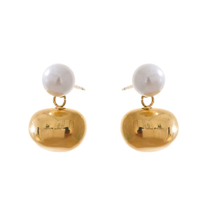 Puffy Pearl Studs