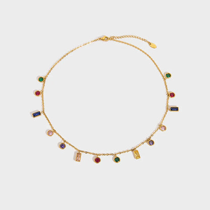 Bejeweled Multi-Stone Necklace