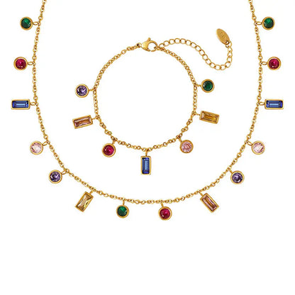 Bejeweled Multi-Stone Necklace