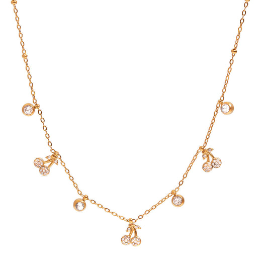 Dainty Cherry Necklace