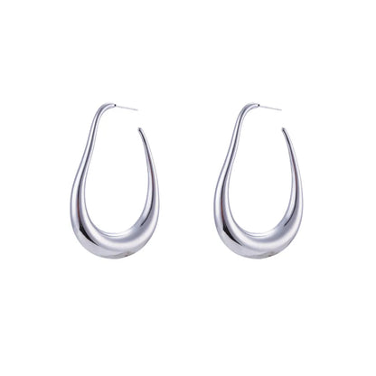 Ellipse Earrings- Silver