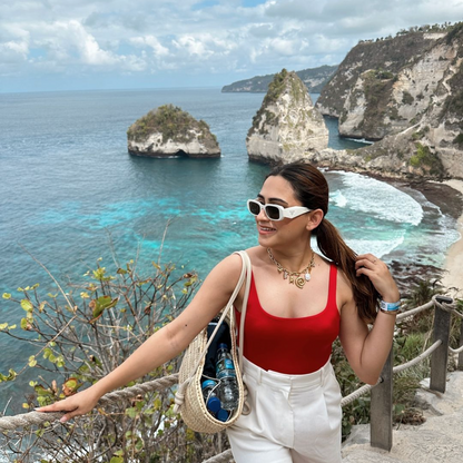 Mosaic Charm Necklace-Spiral