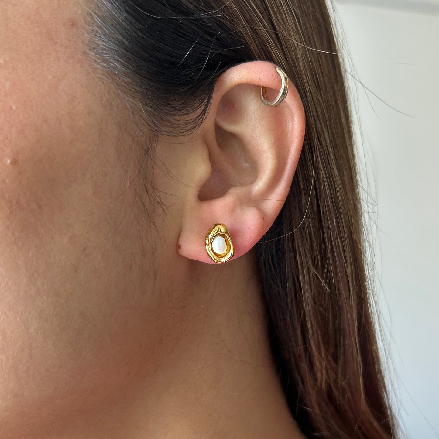 Molten Pearl Studs