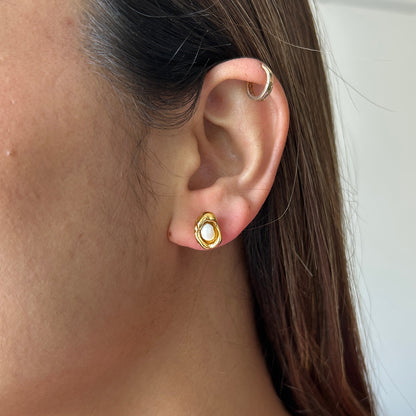 Molten Pearl Studs