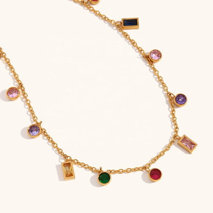 Bejeweled Multi-Stone Necklace