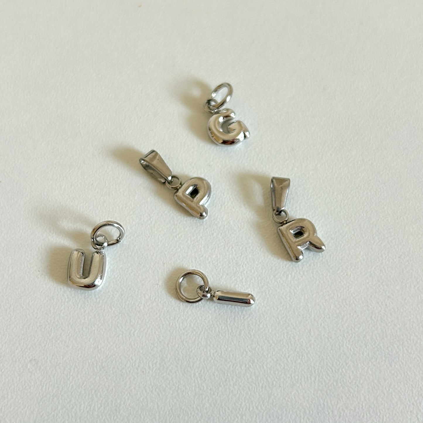 Silver-Tiny Alphabet