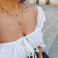 Elongated Heart Necklace