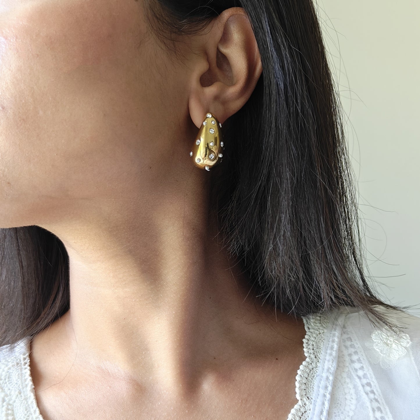 Bottega Earrings- Bejeweled