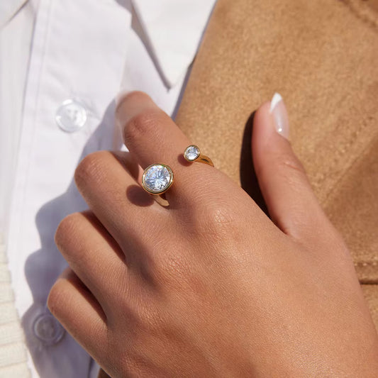 Open Bezel Ring