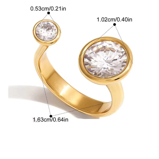 Open Bezel Ring
