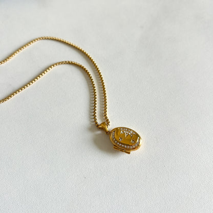 Oval Sun Locket