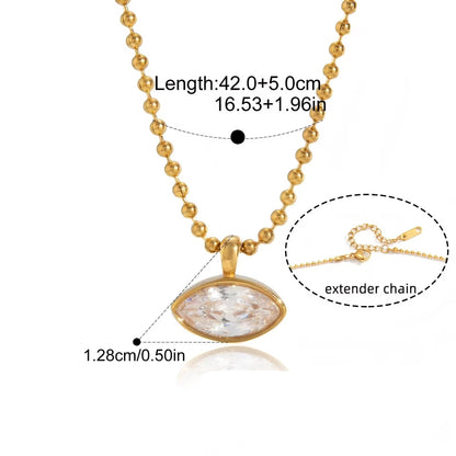 Bezel Beads Necklace