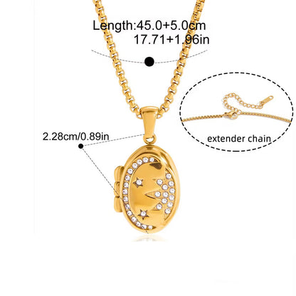 Oval Sun Locket
