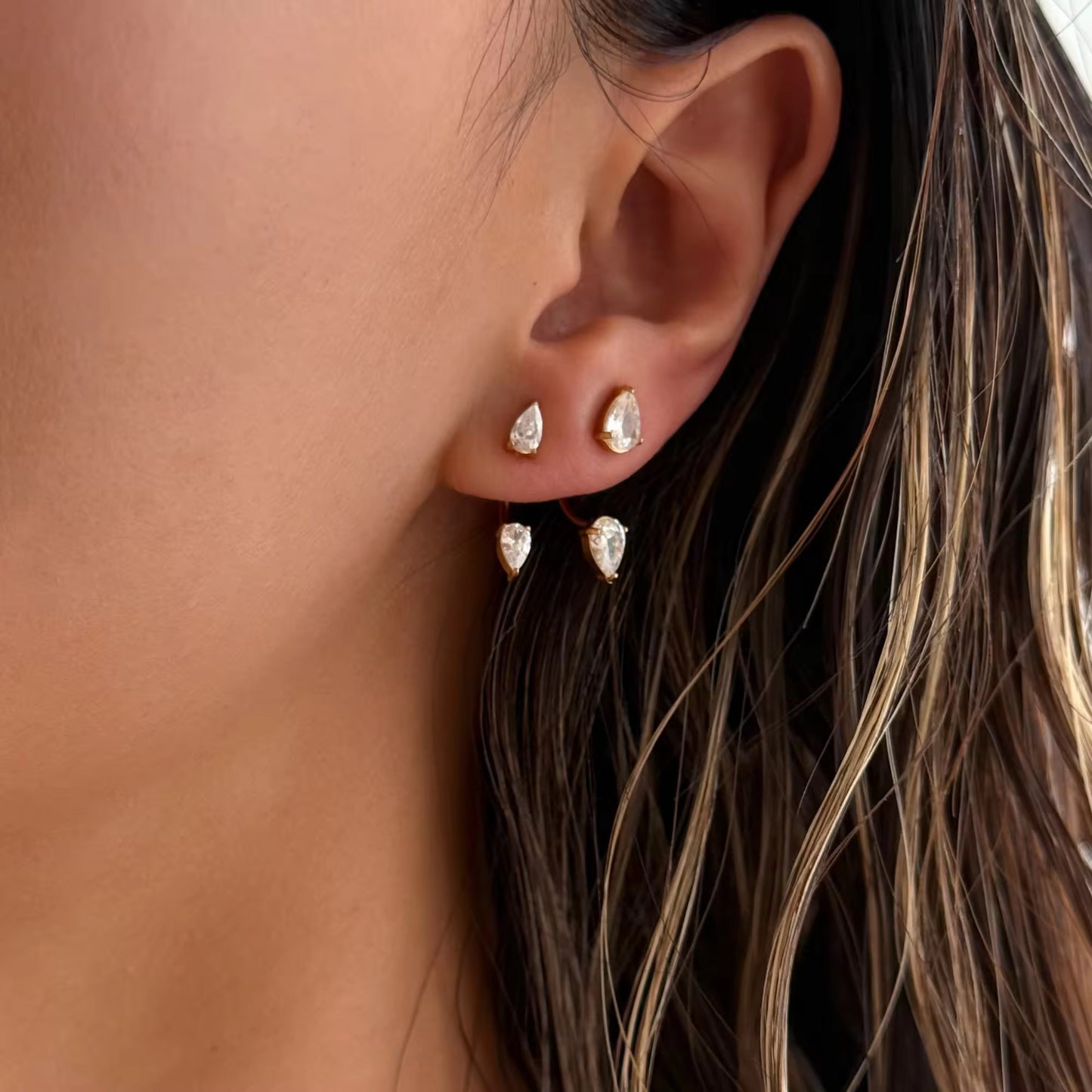 Twin Pearline Studs