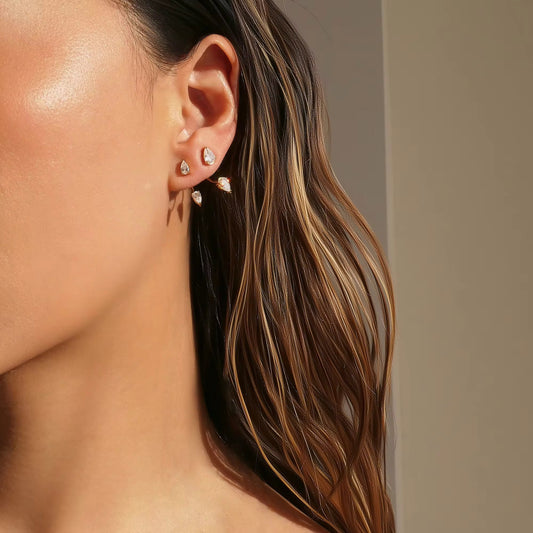 Twin Pearline Studs