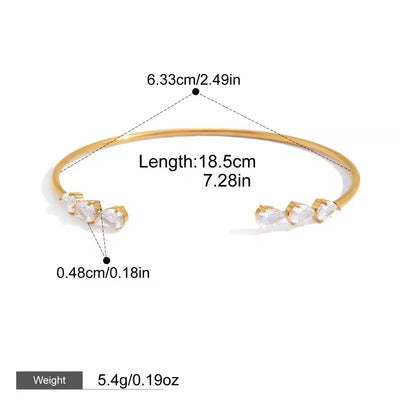 Torque Pear Necklace