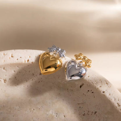Dual Heart Earrings