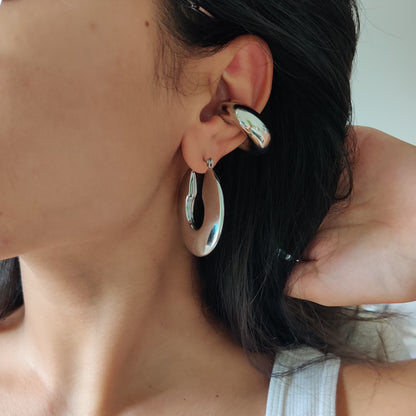 Chunky Earcuff Silver