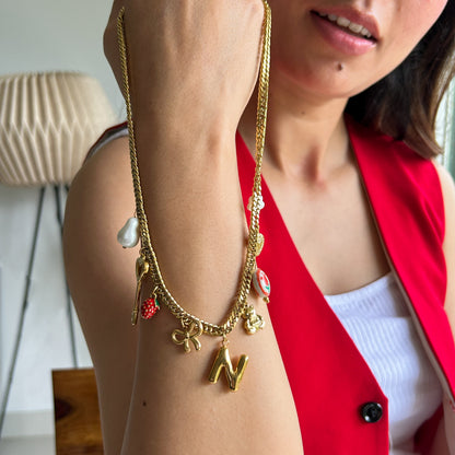 Chunky Charm Necklace