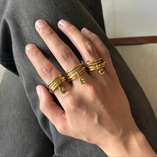 Multilayer Gold Ring