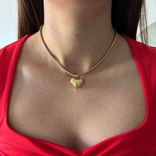 Chunky Heart Necklace