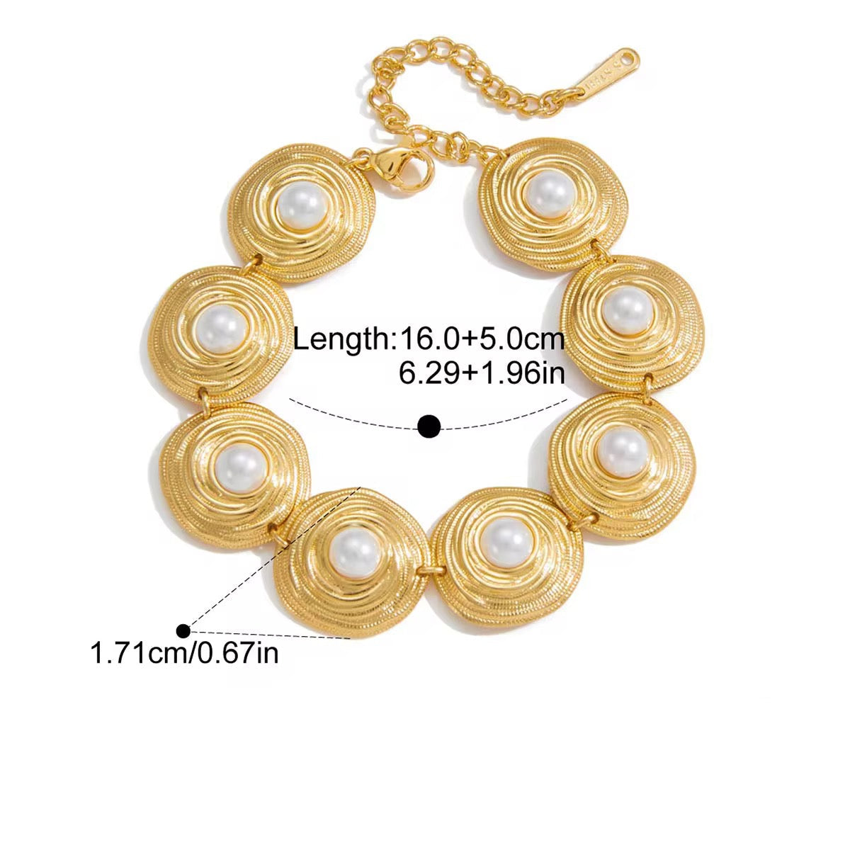 Regal Pearl Bracelet