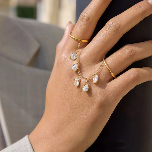 Cascade Chain Ring-Size 7