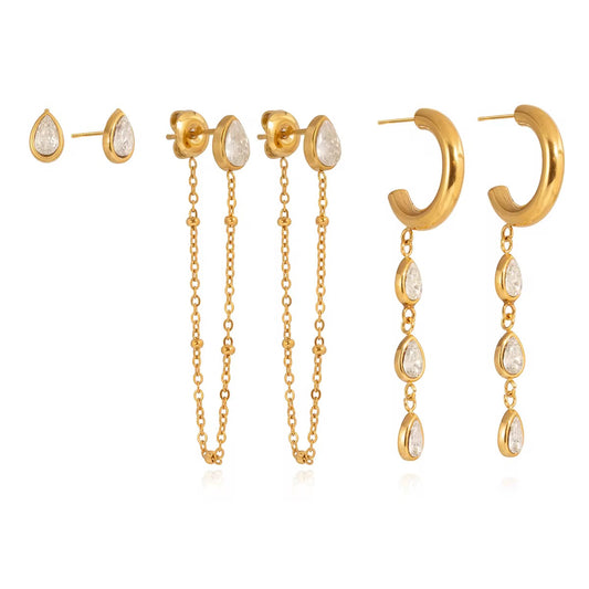 Pearline Earring Stack