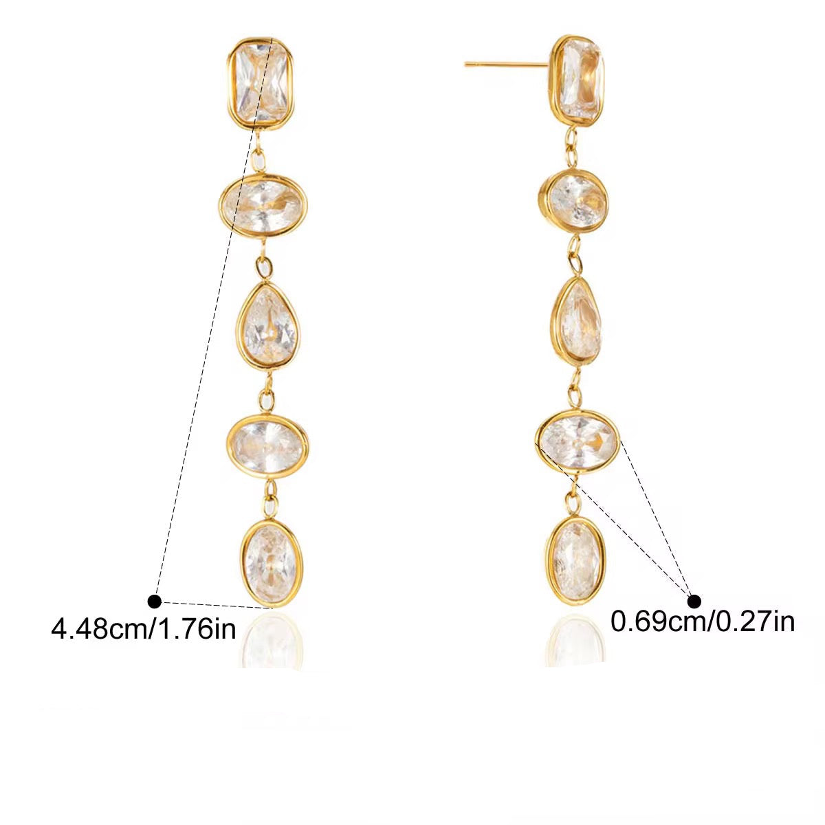 Stone Bezel Drop