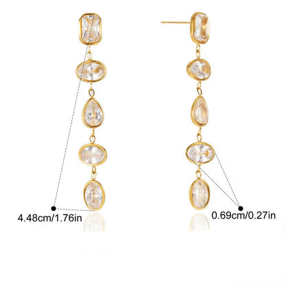 Stone Bezel Drop