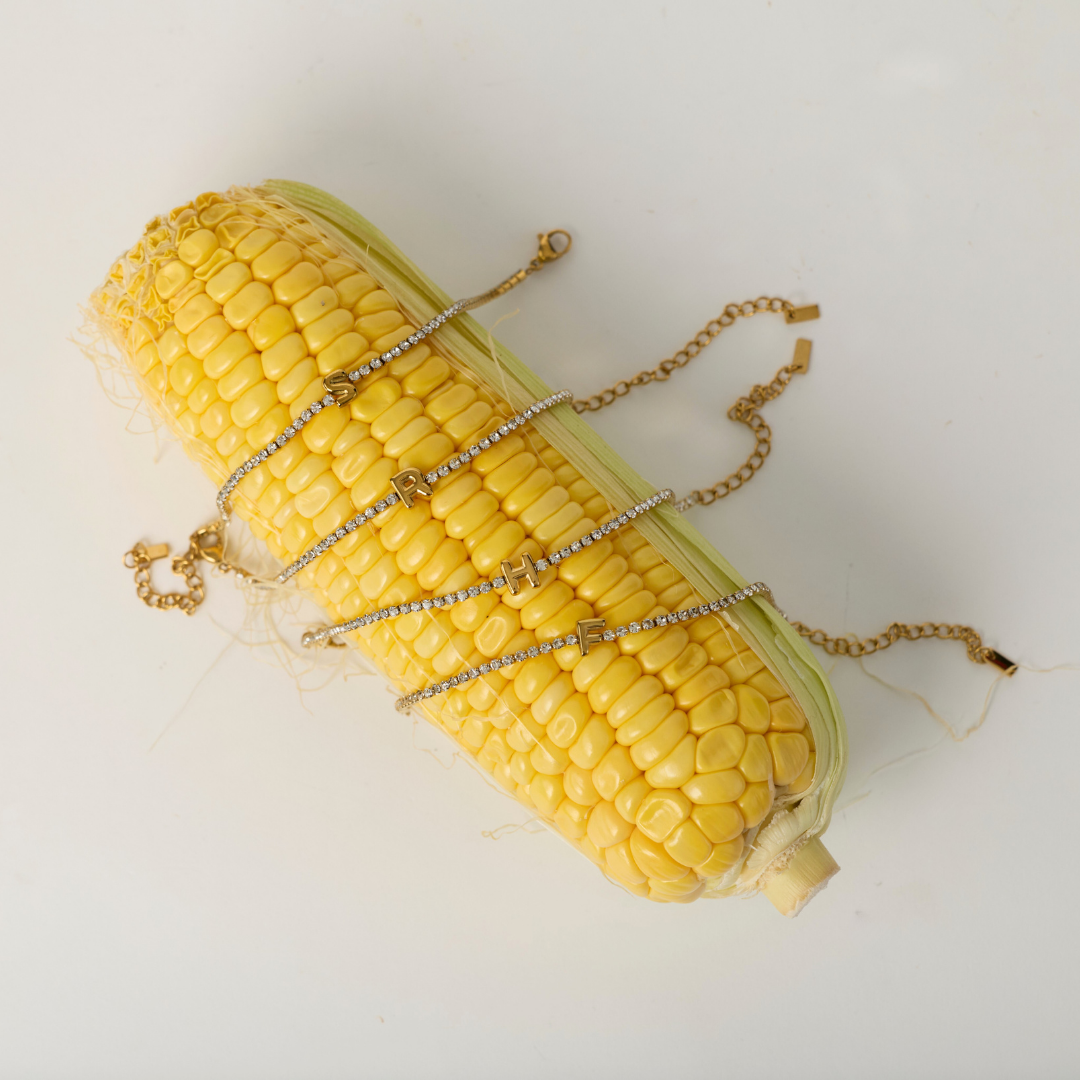 Initial Tennis Bracelet