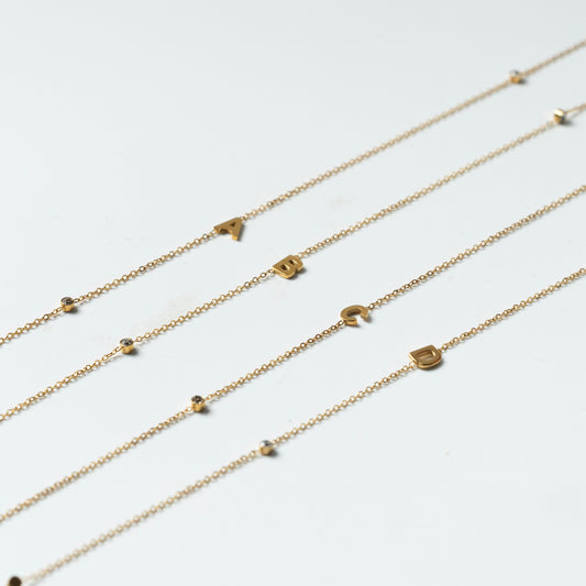 Dainty Alphabet Necklace