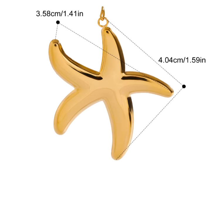 Big Starfish Charm