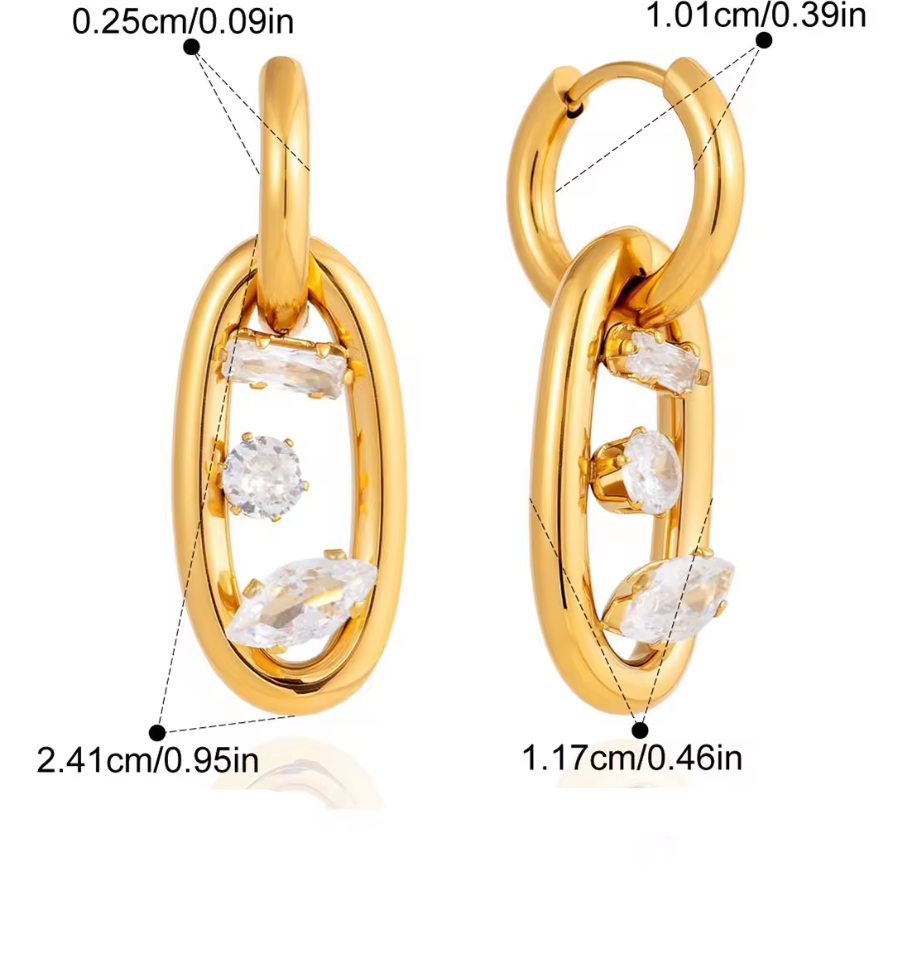 Moonrise CZ Hoops