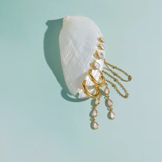 Pearline Earring Stack