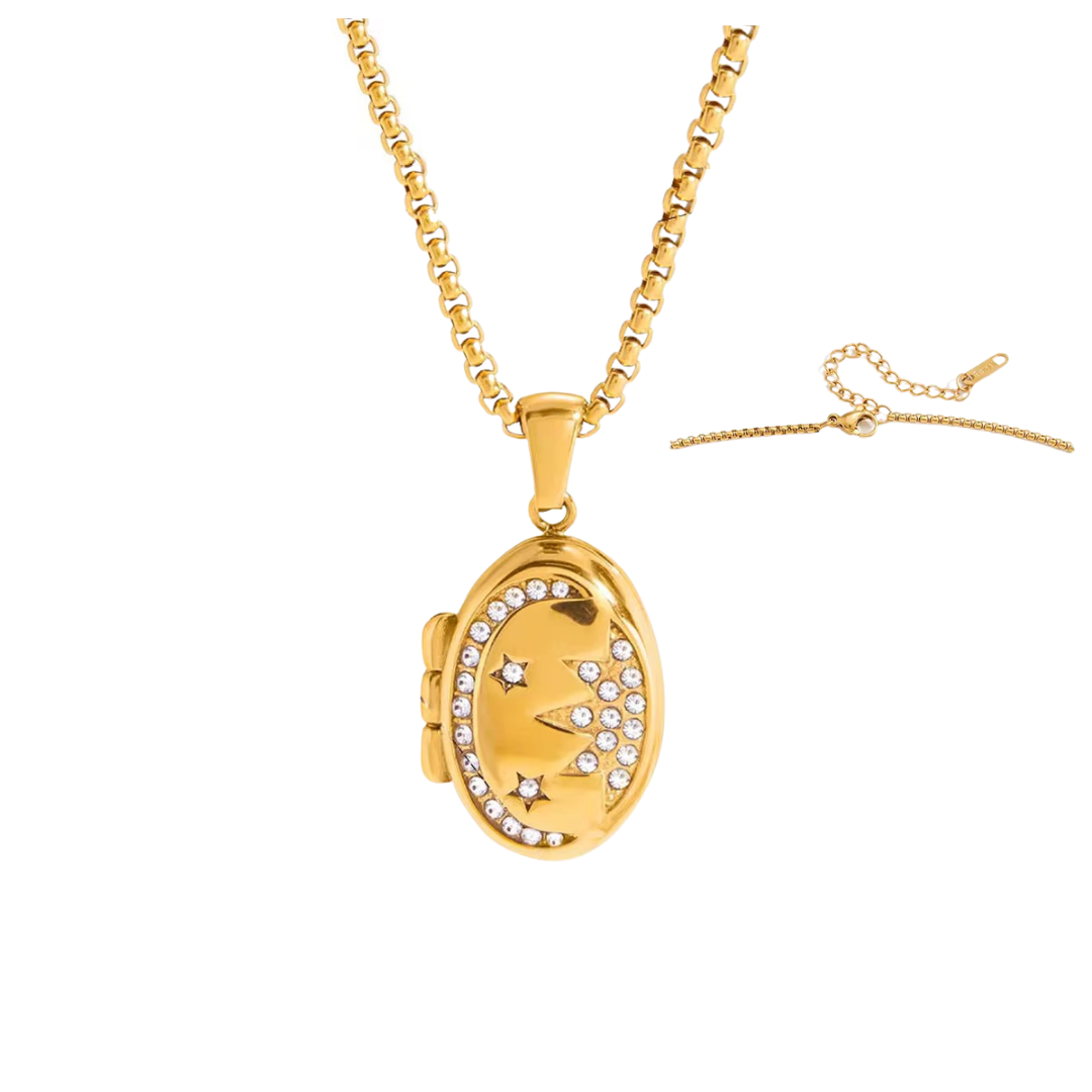 Oval Sun Locket