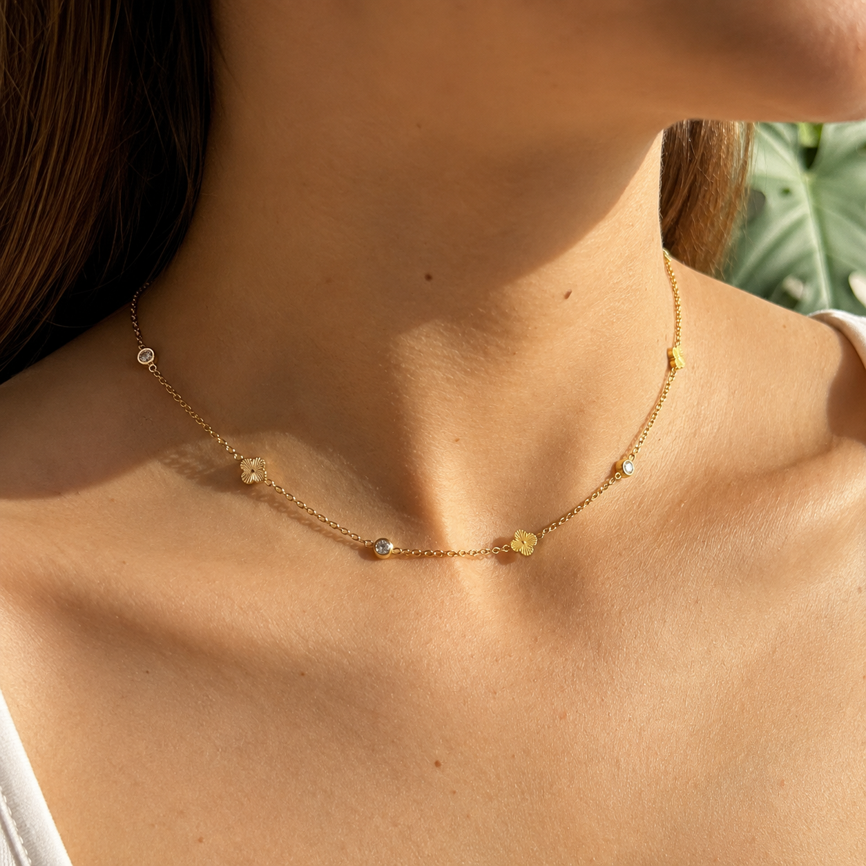 Frill Clover Chain